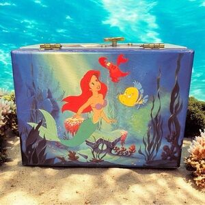 The Little Mermaid Kids Storage Box - Ariel Design in Blue